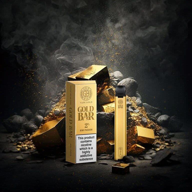 Gold Bar Prime Elektronické cigarety - zadní strana