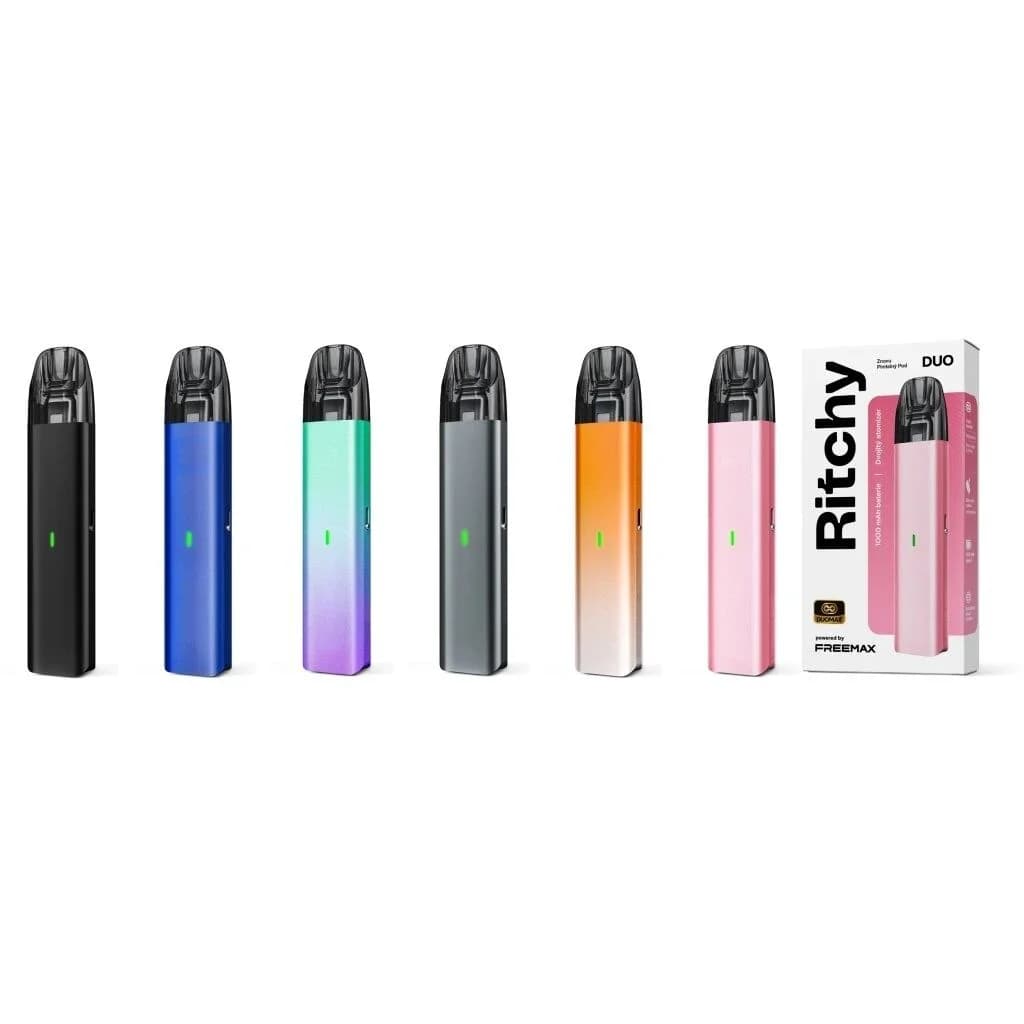 Ritchy Duo pod kit v šesti barevných gradientových provedeních s elegantním designem od značky FREEMAX