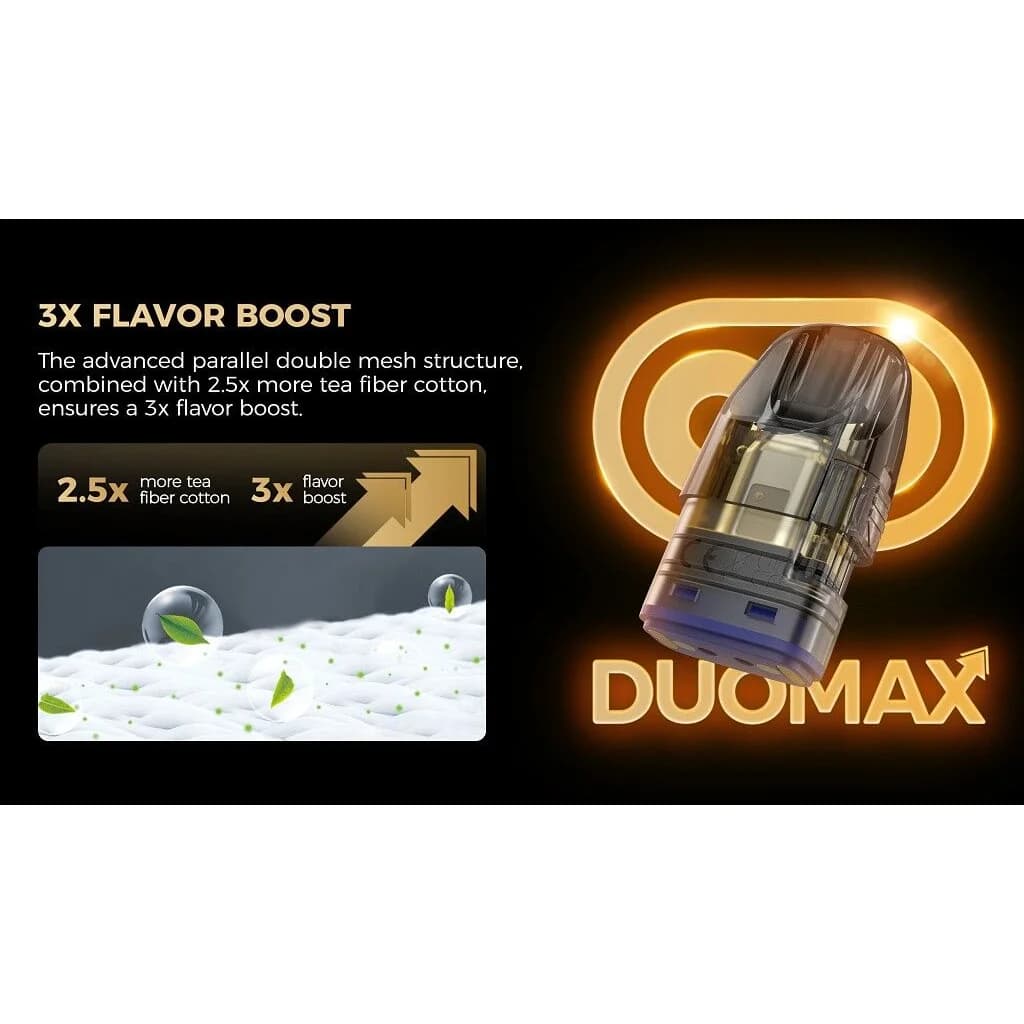 Paralelní dvojitá mesh s dvouapůlkrát více tea fiber bavlny pro trojnásobný flavor boost v Ritchy Duo