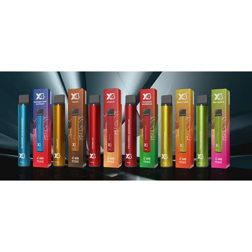 X4 Bar Menthol Elektronické cigarety - balení