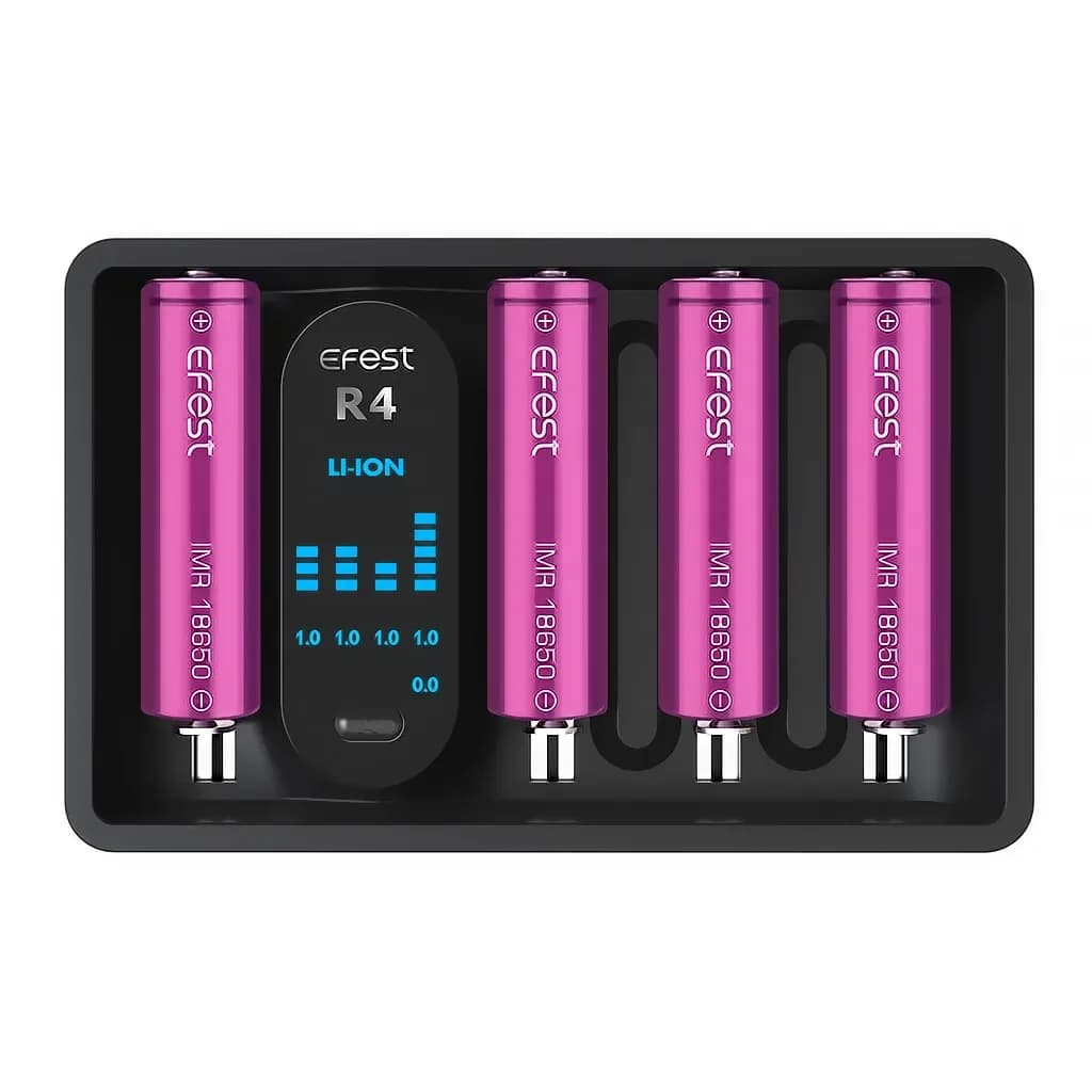 Efest iMate R4 - Inteligentní článková nabíječka - AC/USB