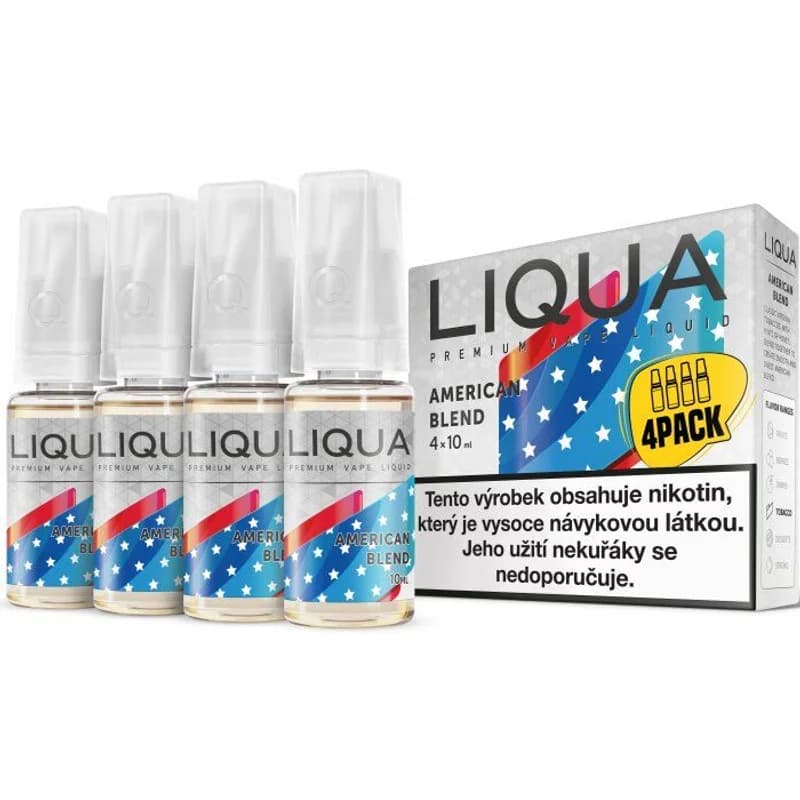 Liquid LIQUA CZ Elements 4Pack American Blend 4x10ml-3mg (Americký míchaný tabák)