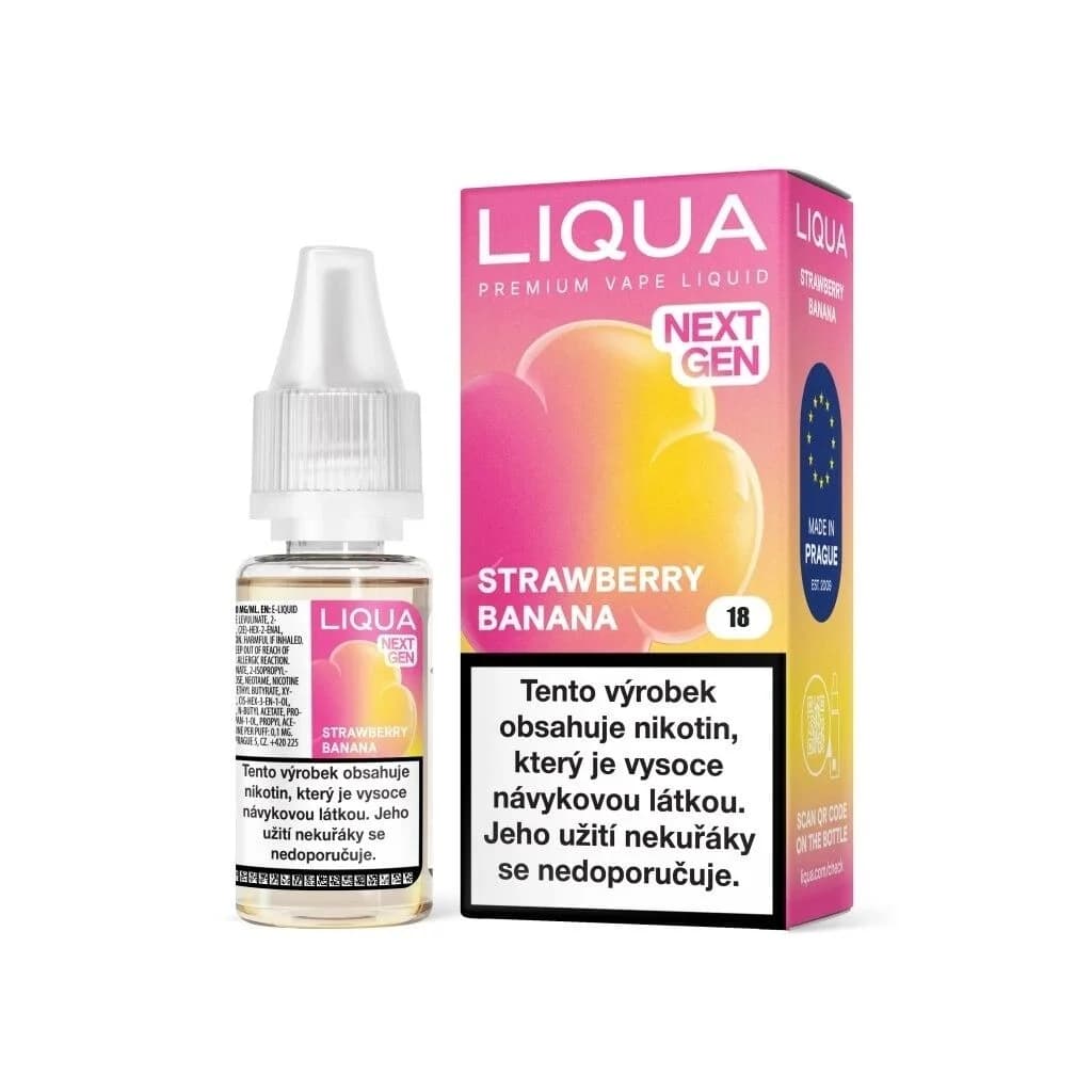 Liqua NEXT GEN Strawberry Banana Ovocné e-liquidy - hlavní obrázek