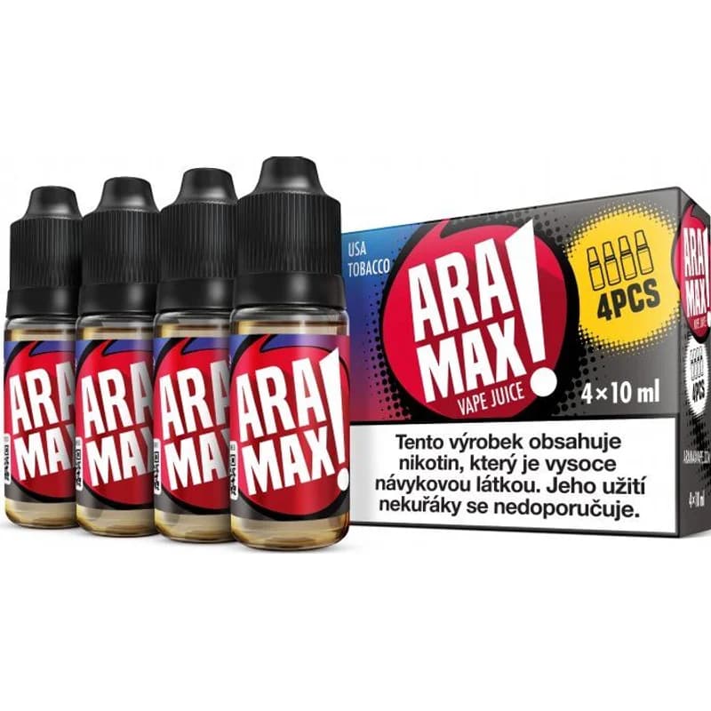 Liquid ARAMAX 4Pack USA Tobacco 4x10ml-12mg