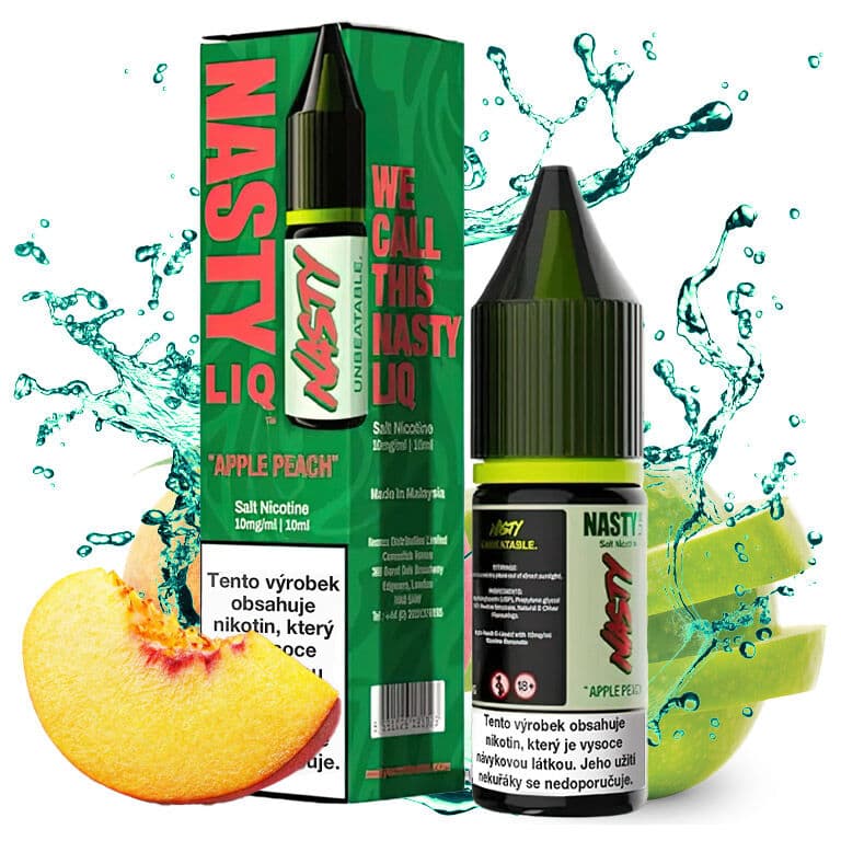 Nasty LIQ Salt - Apple Peach - 10ml - 10mg