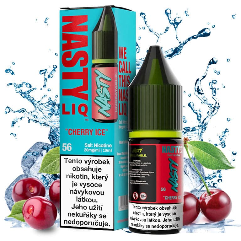 Nasty LIQ - Salt e-liquid - Cherry ICE - 10ml - 10mg