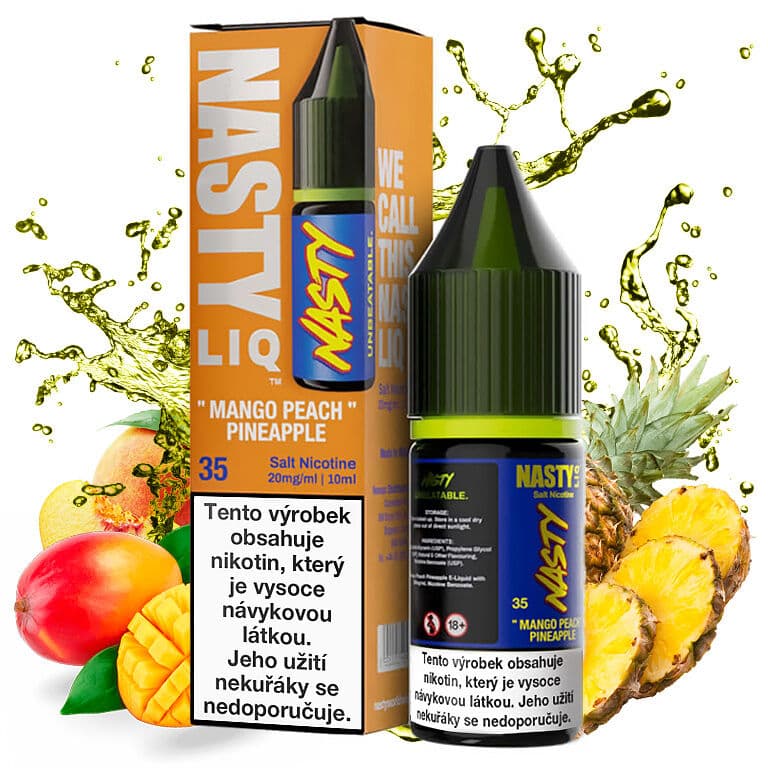 Nasty LIQ - Salt e-liquid - Mango Peach Pineapple - 10ml - 10mg
