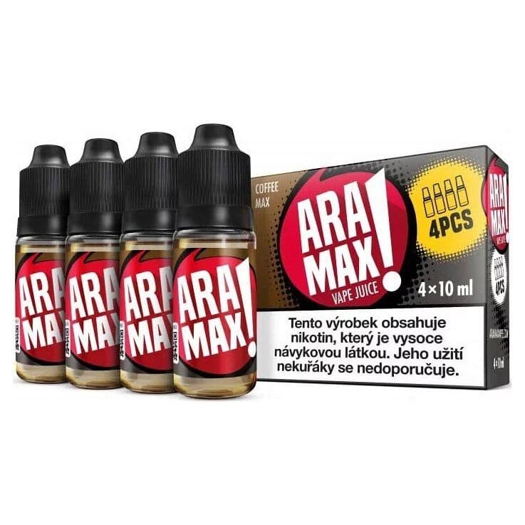 Aramax Coffee Max Nápojové e-liquidy - hlavní obrázek