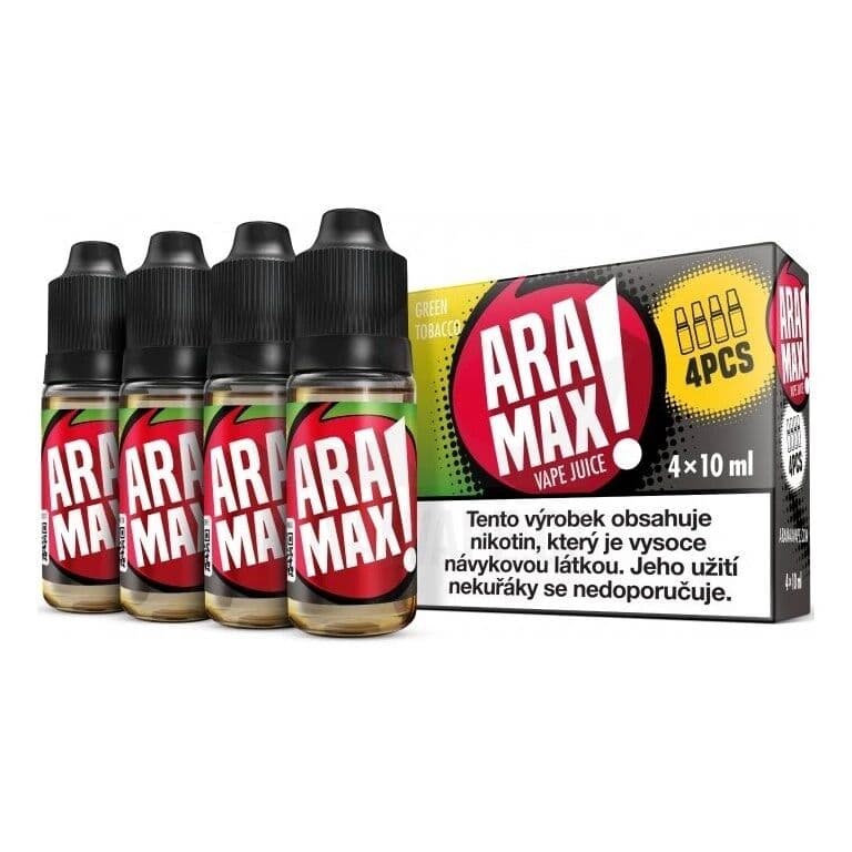 Aramax Green Tobacco Tabákové e-liquidy - hlavní obrázek