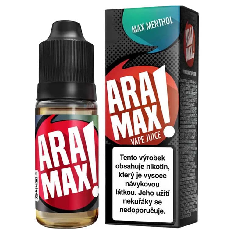 Aramax Max Menthol Mentolové e-liquidy - hlavní obrázek