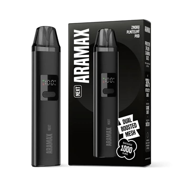 Aramax Next Pod Kit Black Elektronické cigarety - hlavní obrázek