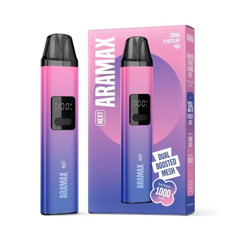 Aramax Next Pod Kit Pink & Blue Elektronické cigarety - hlavní obrázek