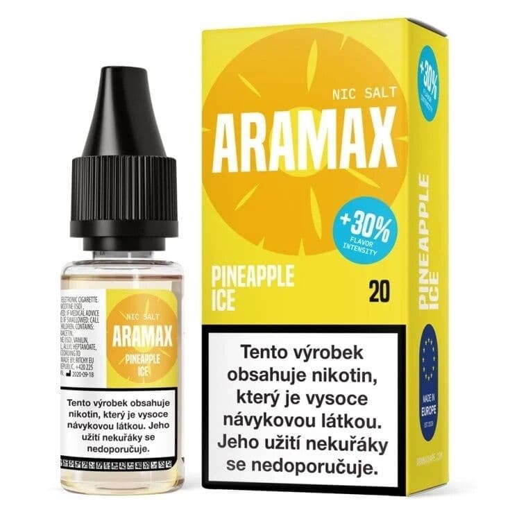 Aramax Salt e-liquid Pineapple ICE 10ml 20mg