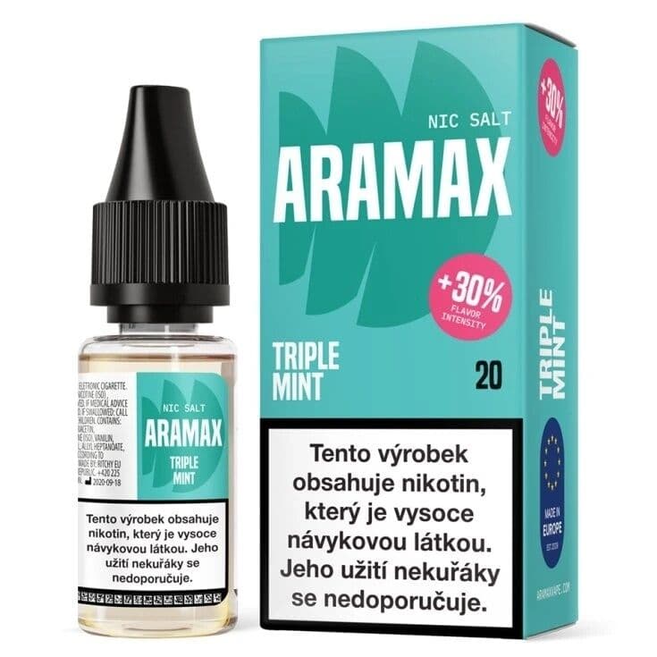 Aramax Salt e-liquid Triple Mint 10ml 20mg