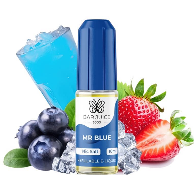 bar juice 5000 salt e liquid 10ml mr blue
