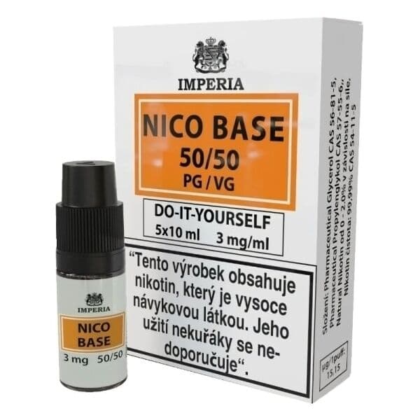 Nikotinová báze Imperia Fifty 50VG, 50PG - 5x10ml - 3mg