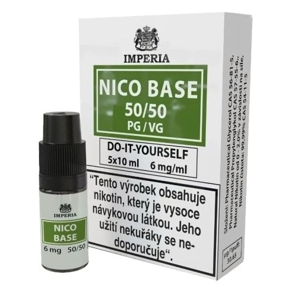 Nikotinová báze Imperia Fifty 50VG, 50PG - 5x10ml - 6mg