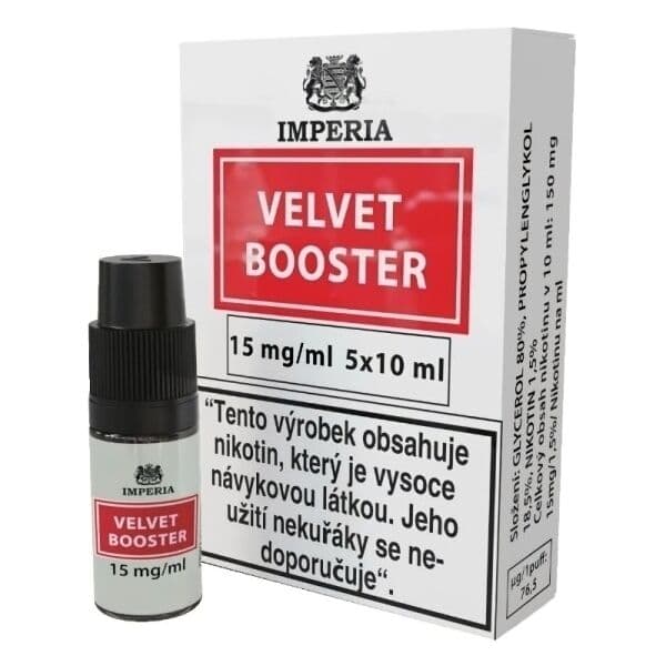 Booster báze Imperia Velvet 80VG, 20PG - 5x10ml - 15mg