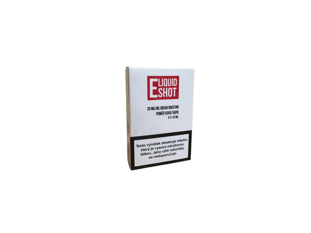 E Liquid Shot Booster 50PG 50VG 20 mg ml 5x10ml