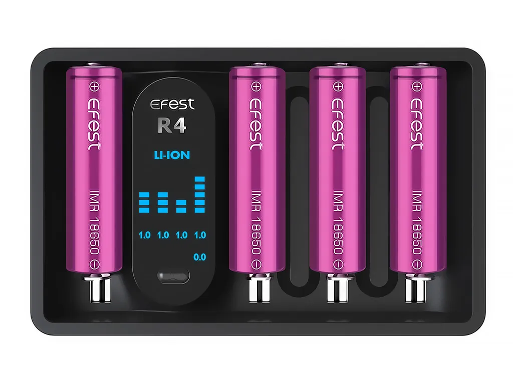 Efest iMate R4 - Inteligentní článková nabíječka - AC/USB