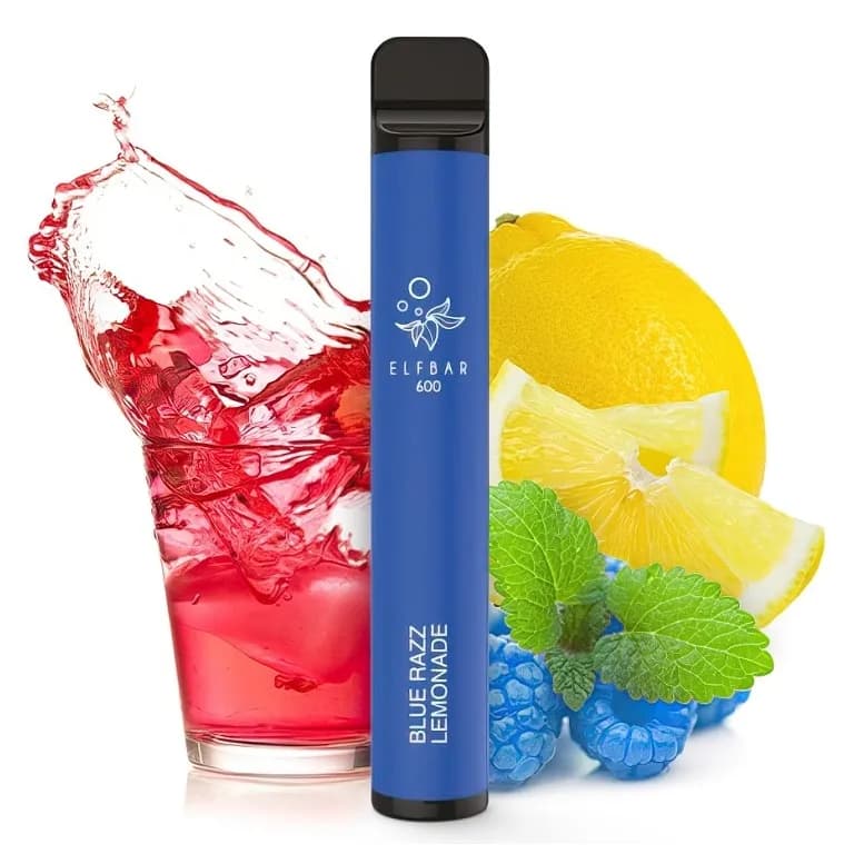 Elf Bar 600 Blue Razz Lemonade (Limonáda s modrou malinou a citrusem) Elektronické cigarety - hlavní obrázek