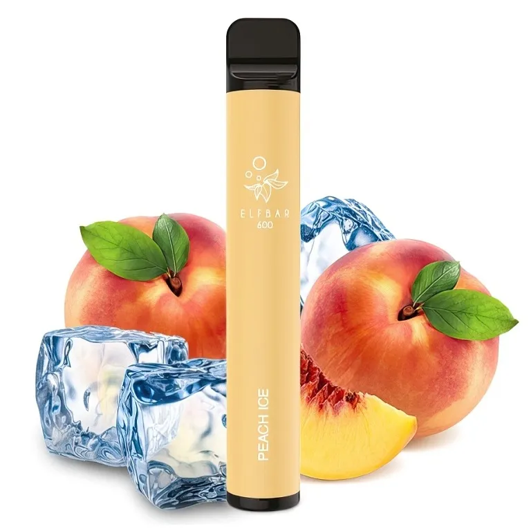 Elf Bar 600 Peach ICE (Svěží broskev) Elektronické cigarety - hlavní obrázek