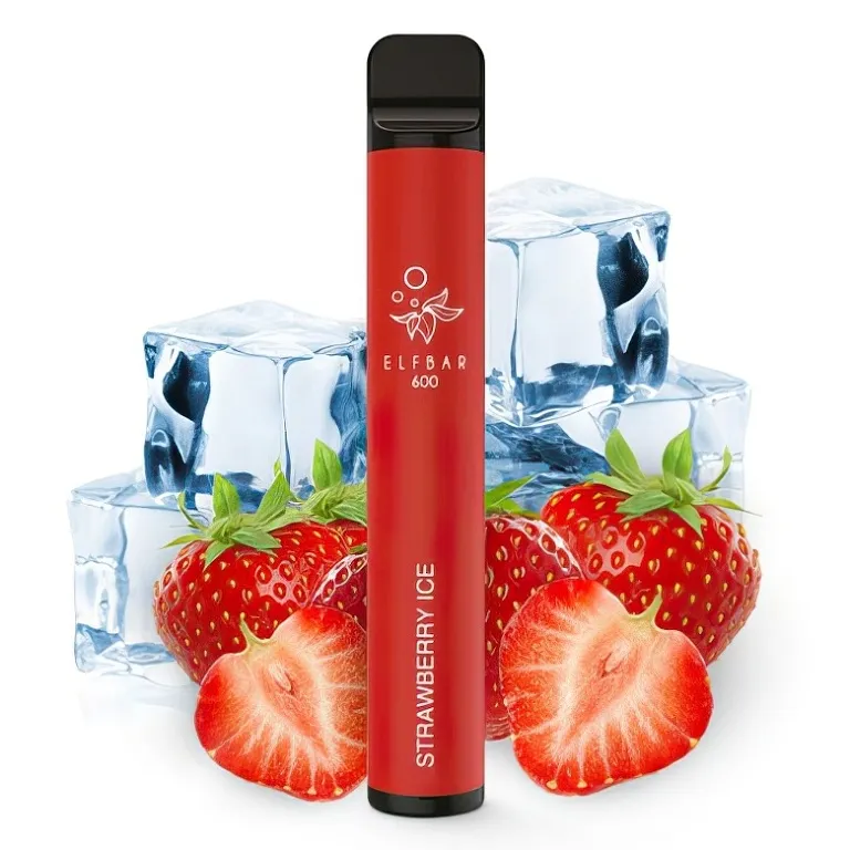 Elf Bar 600 Strawberry ICE (Svěží jahoda) Elektronické cigarety - hlavní obrázek