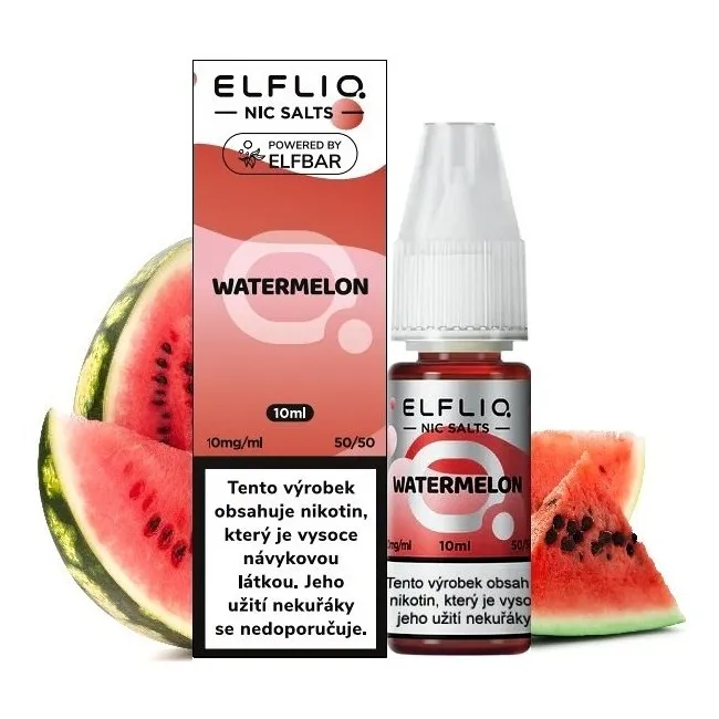 Elf Bar Elfliq Salt e-liquid Watermelon Salt e-liquidy - hlavní obrázek