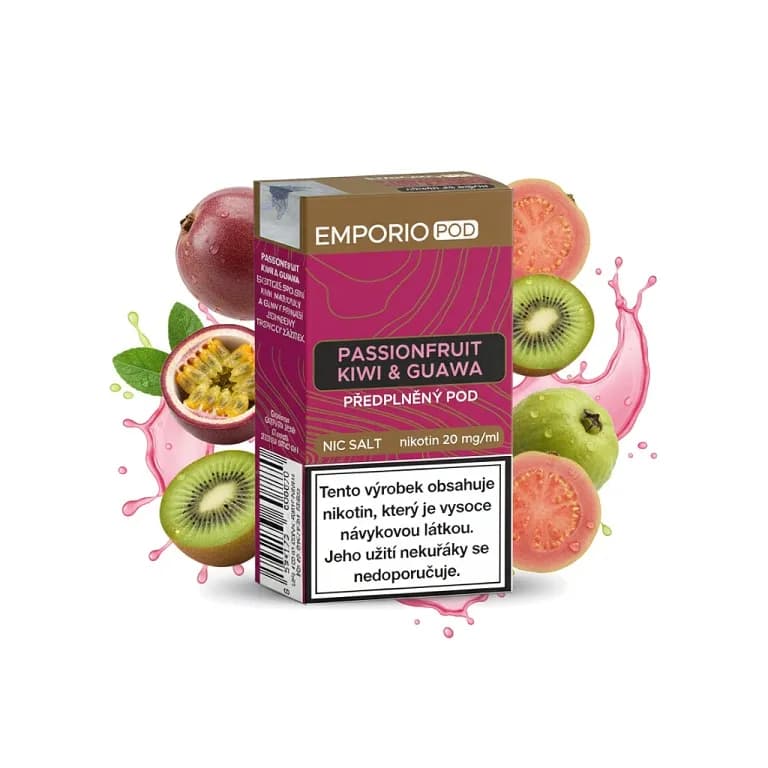 Emporio Pod Passionfruit Kiwi & Guawa 20mg