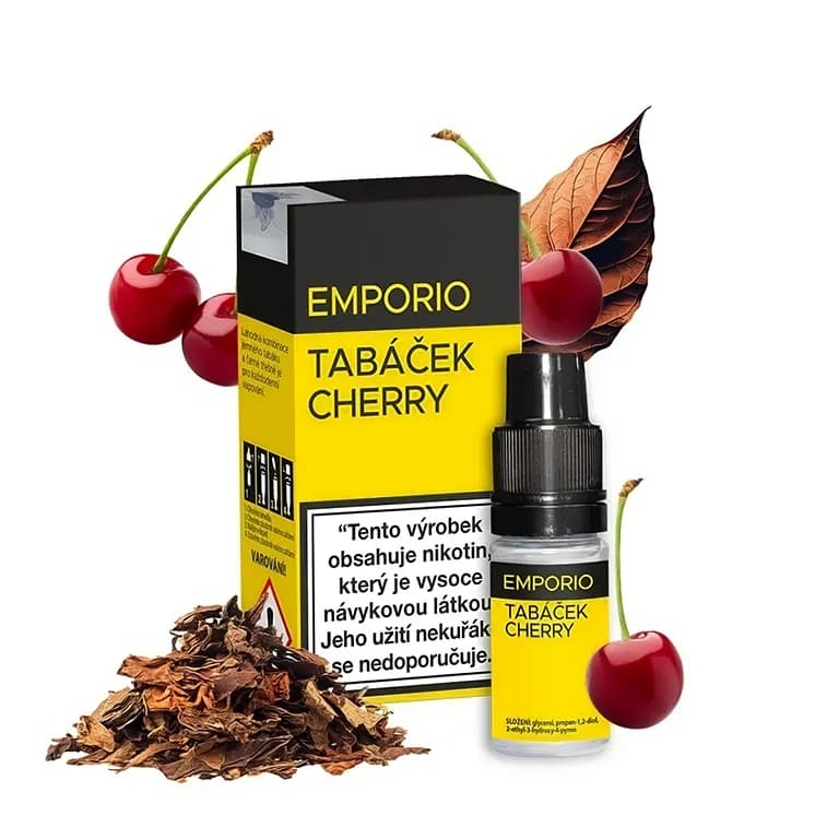EMPORIO Tabáček Cherry Tabákové e-liquidy - hlavní obrázek