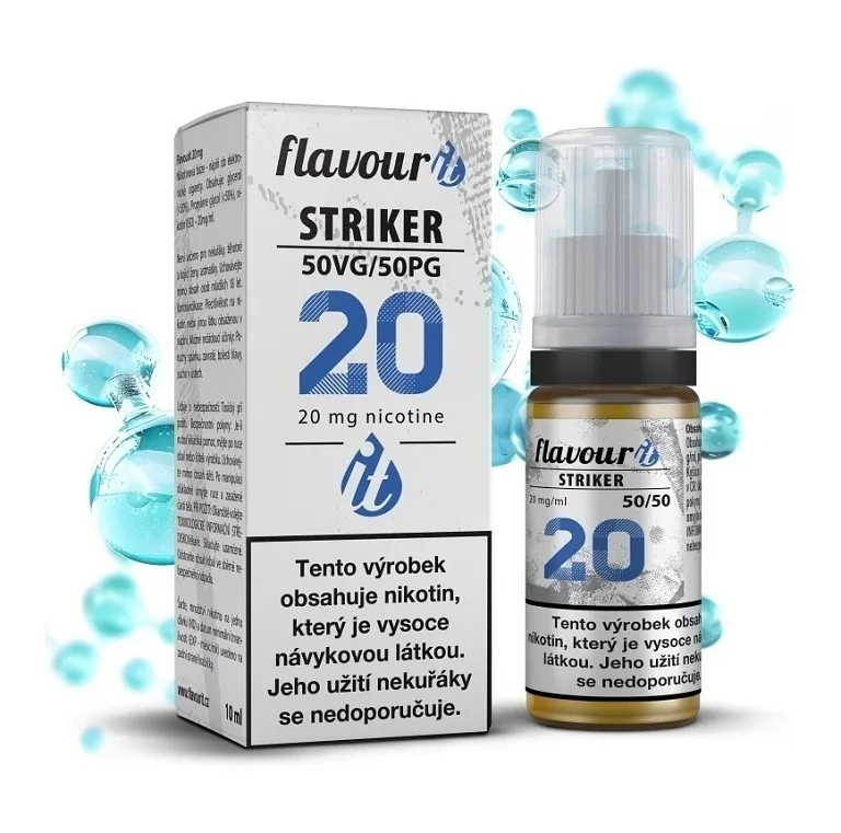 Flavourit STRIKER - nikotinový booster - 50/50 - 10ml - 20mg