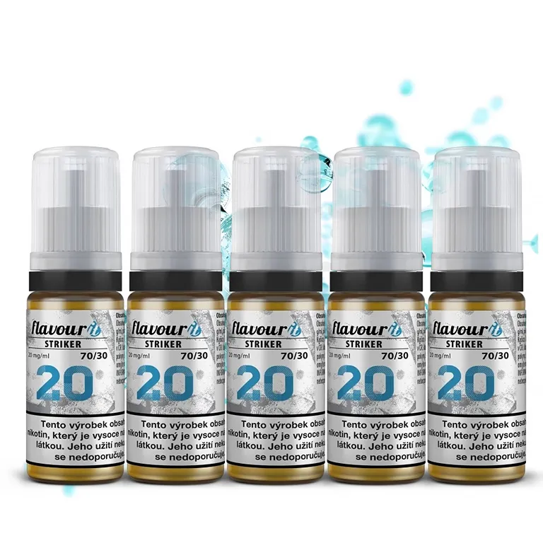 Flavourit STRIKER - nikotinový booster - 70/30 - 5x10ml - 20mg