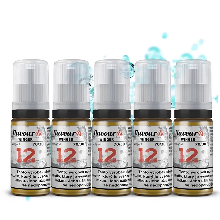Flavourit WINGER - nikotinový booster - 70/30 - 5x10ml - 12mg