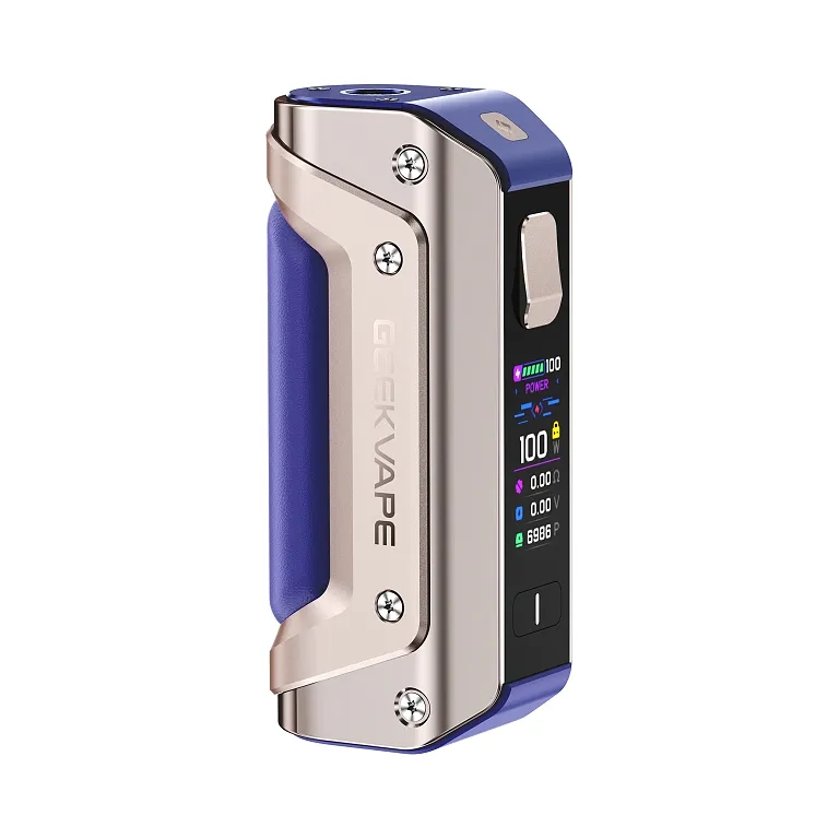 Geekvape Aegis Solo 3 Easy Grip Golden Blue Klasické gripy a mody - hlavní obrázek