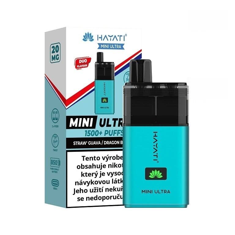 Hayati Mini Ultra 1500 Strawberry Guava Dragon Berries Elektronické cigarety - hlavní obrázek