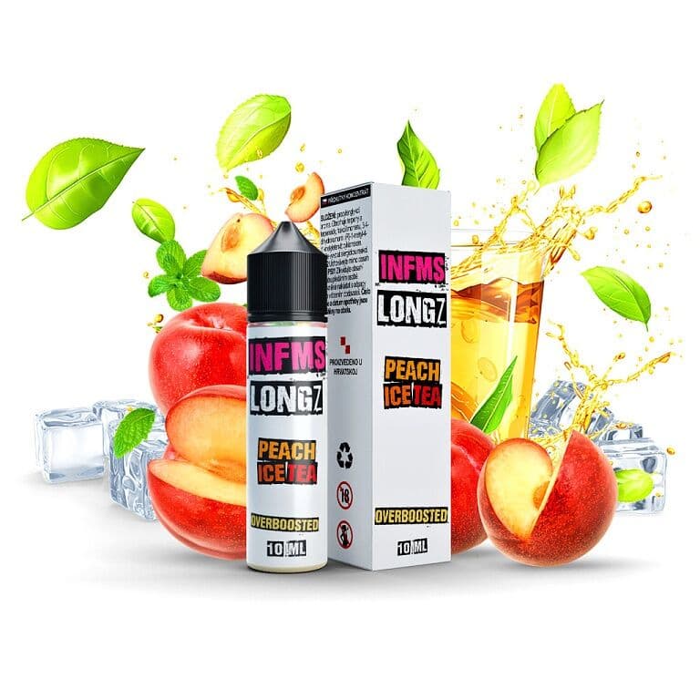 Infamous LongZ S&V Peach ICE Tea Příchutě - hlavní obrázek