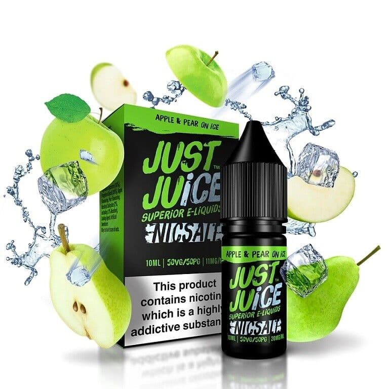 Just Juice Salt E-liquid Apple & Pear On Ice (Ledové jablko a hruška) Salt e-liquidy - hlavní obrázek