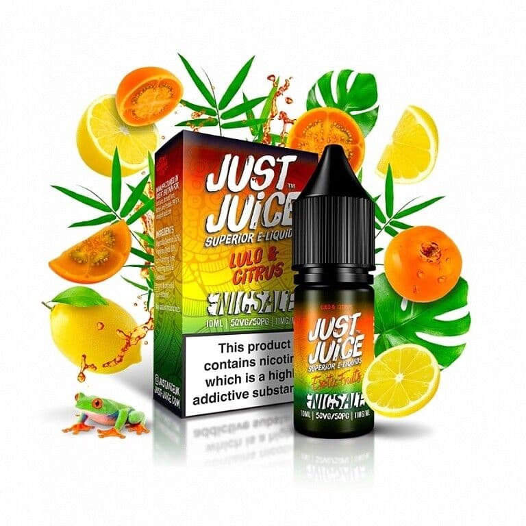 Just Juice Salt E-liquid Lulo & Citrus (Tropické lulo & citron) Salt e-liquidy - hlavní obrázek
