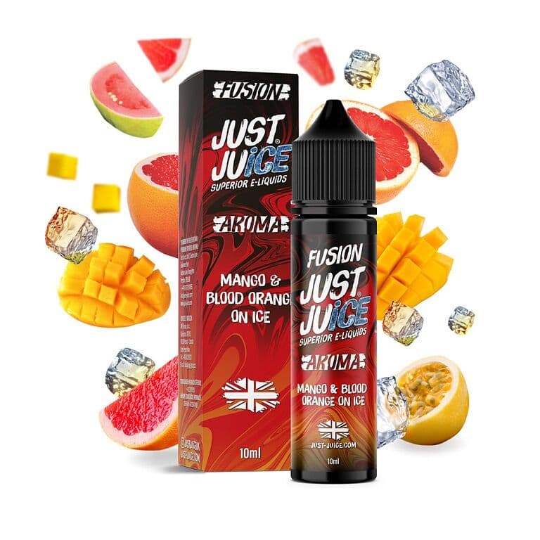 Just Juice Shake & Vape Fusion Mango & Blood Orange on ICE Příchutě - hlavní obrázek