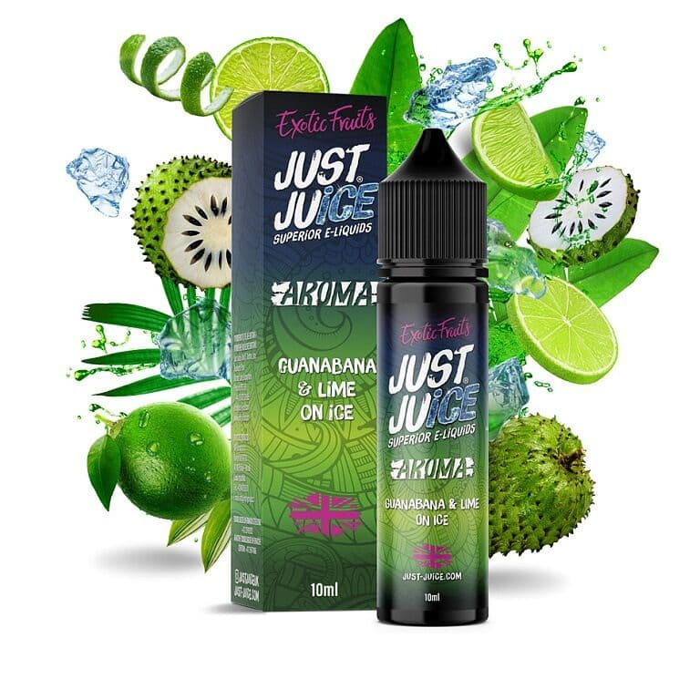 Just Juice Shake & Vape Guanabana & Lime on ICE Příchutě - hlavní obrázek