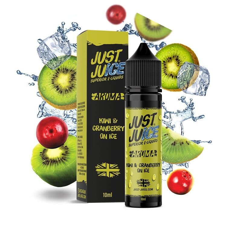 Just Juice Shake & Vape Kiwi & Cranberry On ICE Příchutě - hlavní obrázek