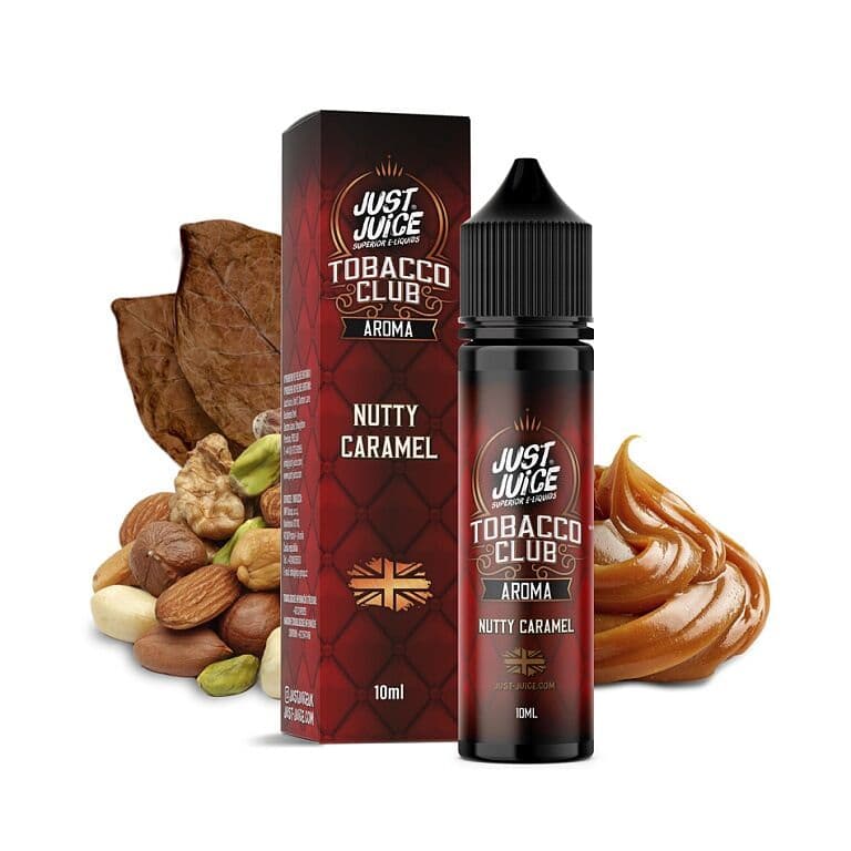 Just Juice Shake & Vape Tobacco Nutty Caramel Příchutě - hlavní obrázek