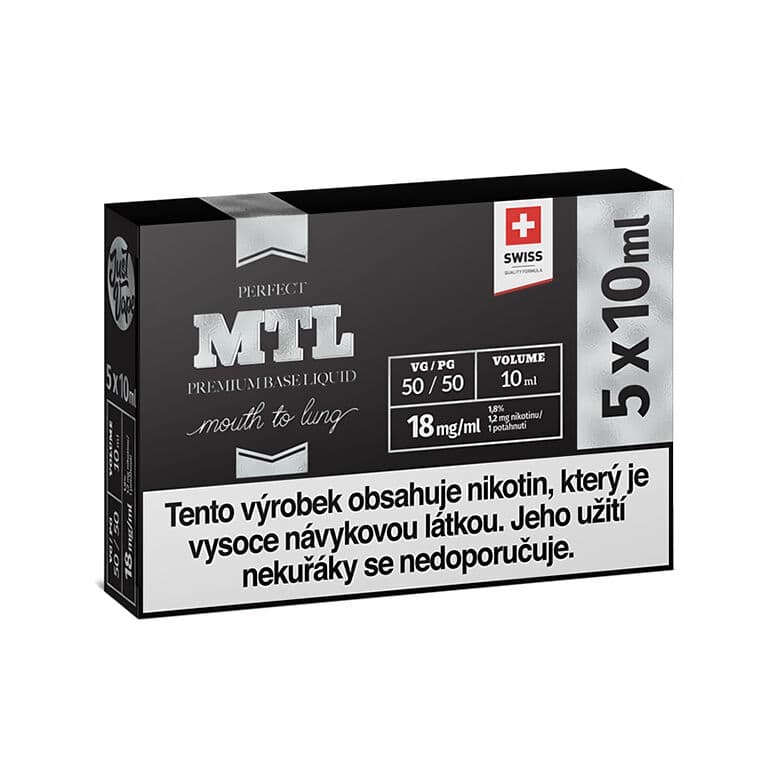JustVape - MTL - VG50/PG50 - 5x10ml - 18mg