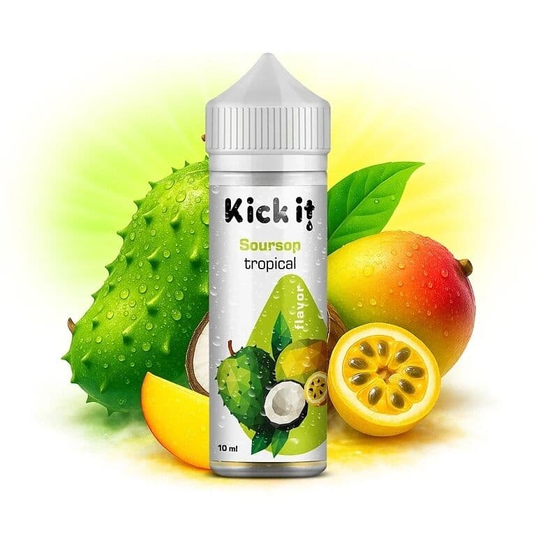 kickit soursop tropical 10ml
