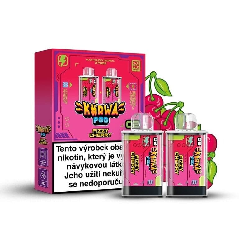Kurwa Pod Kapsle 2ks Fizzy Cherry Elektronické cigarety - hlavní obrázek