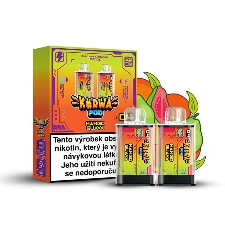 Kurwa Pod Kapsle 2ks Mango Guava Elektronické cigarety - hlavní obrázek