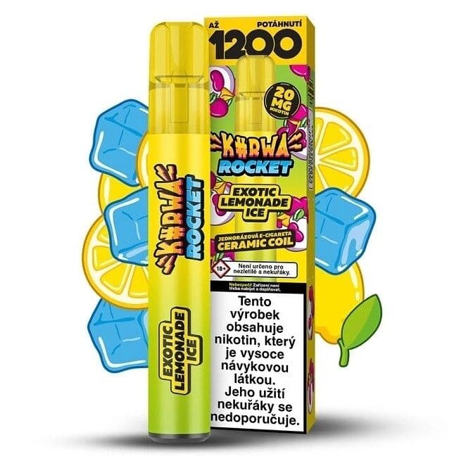 Kurwa Rocket Exotic Lemonade ICE Elektronické cigarety - hlavní obrázek