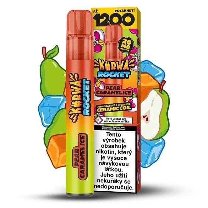 Kurwa Rocket Pear Caramel ICE Elektronické cigarety - hlavní obrázek