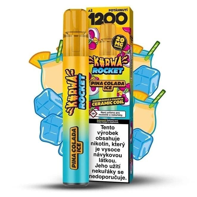 Kurwa Rocket Pina Colada ICE Elektronické cigarety - hlavní obrázek