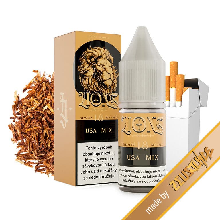 Lions Juice USA Mix Tabákové e-liquidy - hlavní obrázek